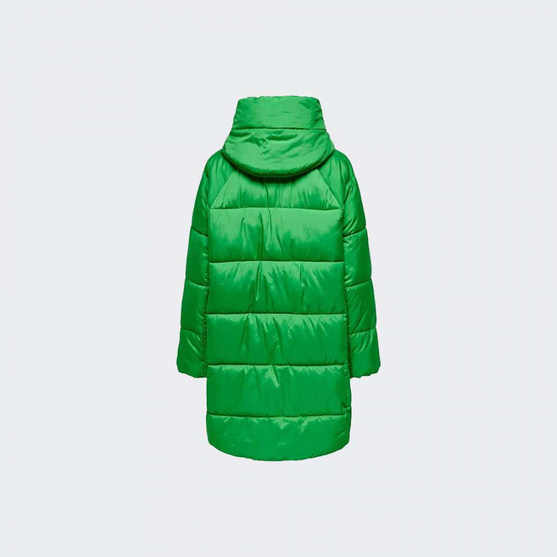 BLUSÃO ONLY ASTA OVERSIZE PUFFER GREEN BEE