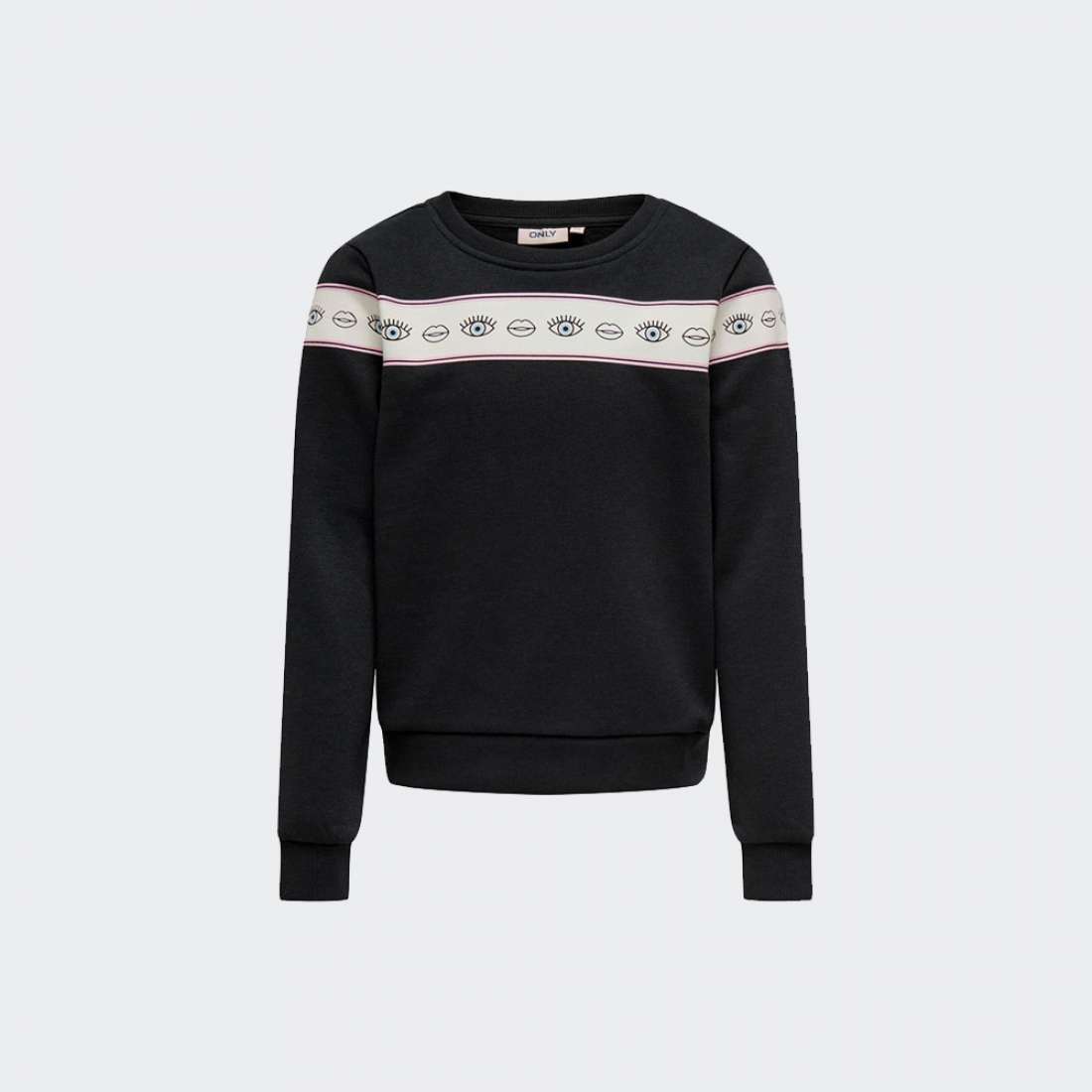 SWEATSHIRT ONLY K ELLIS BLACK