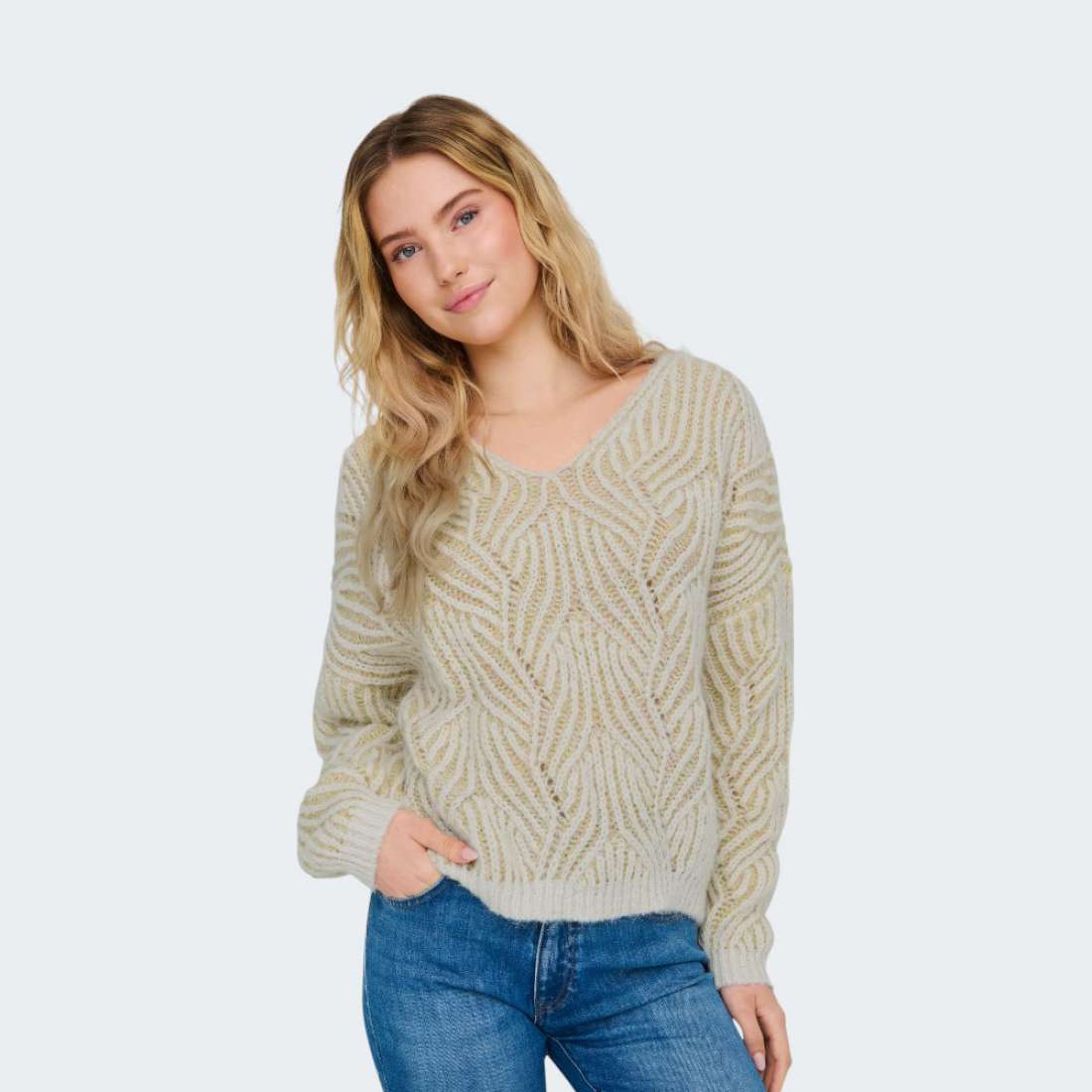 CAMISOLA ONLY ONLELIN GREEN SHEEN SPA