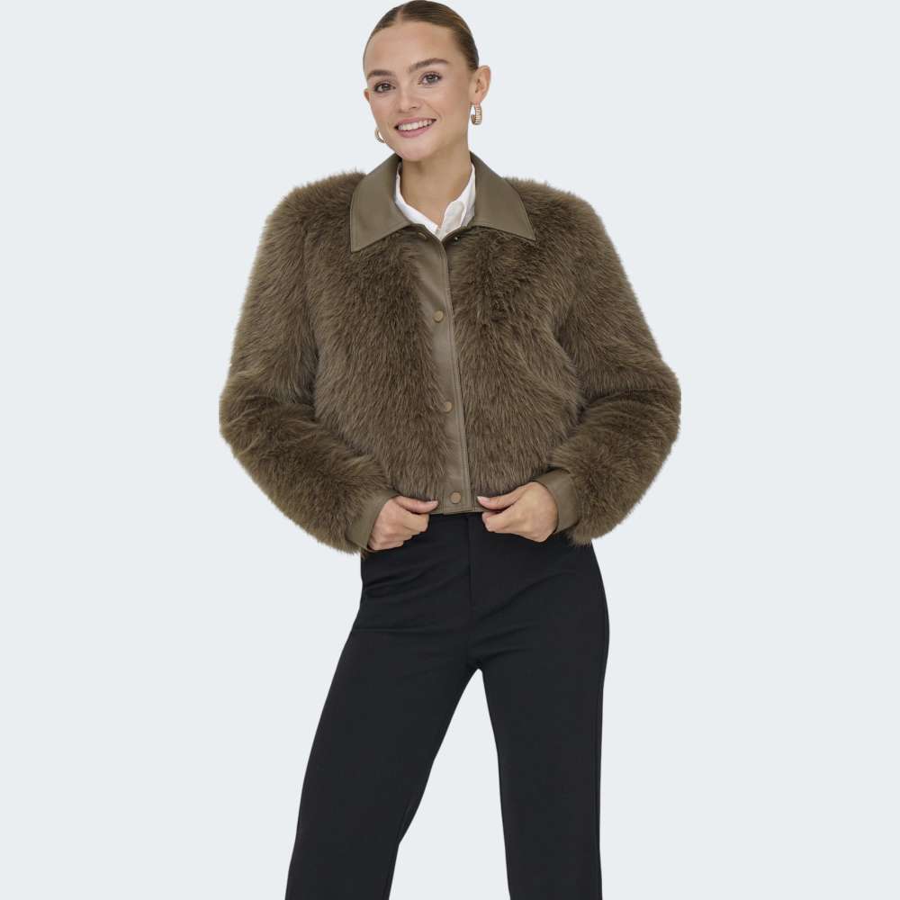 CASACO ONLY ONLYUMI LIFE FAUX FUR