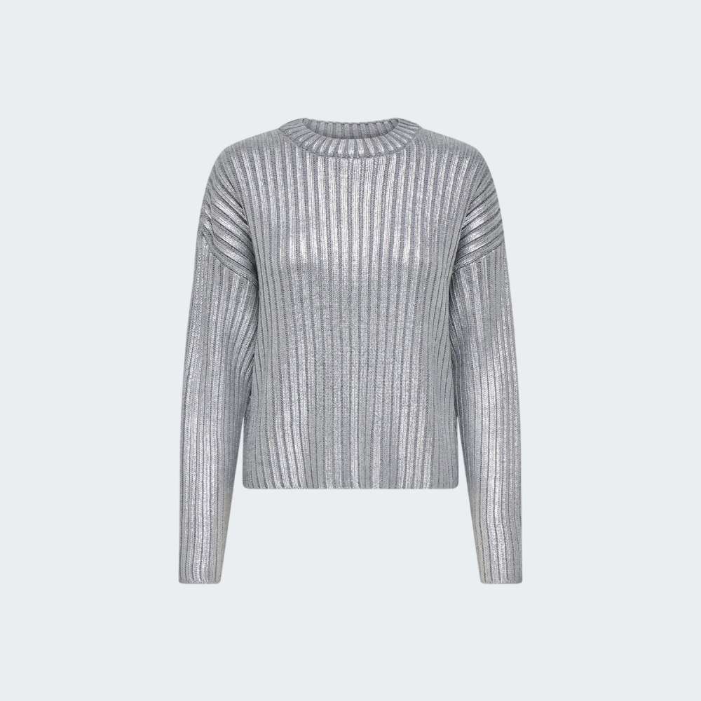 CAMISOLA ONLY ONLNEVADA LS O-NECK FOIL COATED PULL KT