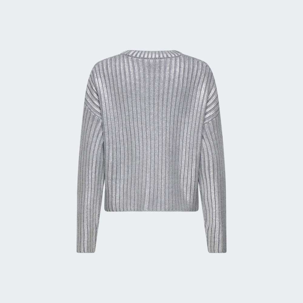 CAMISOLA ONLY ONLNEVADA LS O-NECK FOIL COATED PULL KT