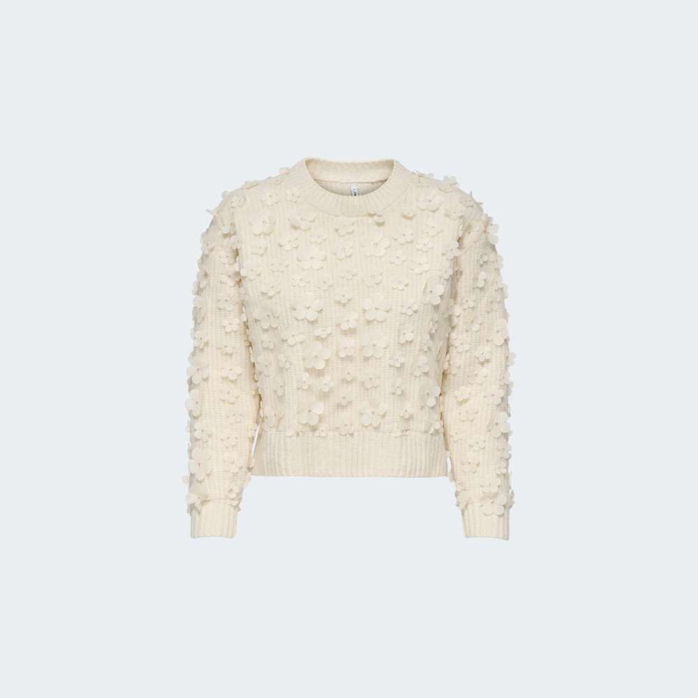 CAMISOLA ONLY ONLHUA LIFE LS FLOWER DETAILL