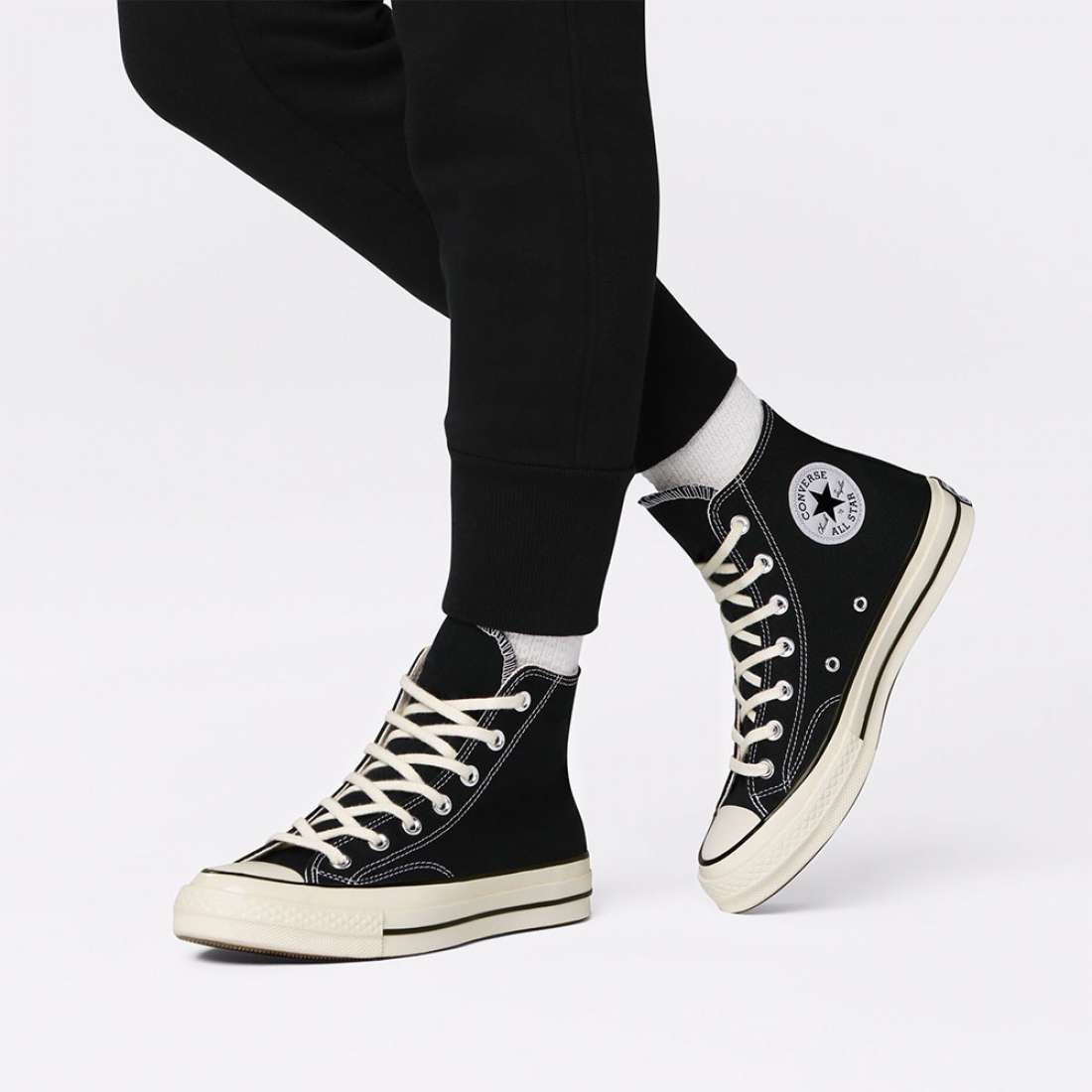 CONVERSE CHUCK 70 VINTAGE HIGH TOP W BLACK/BLACK/EGRET