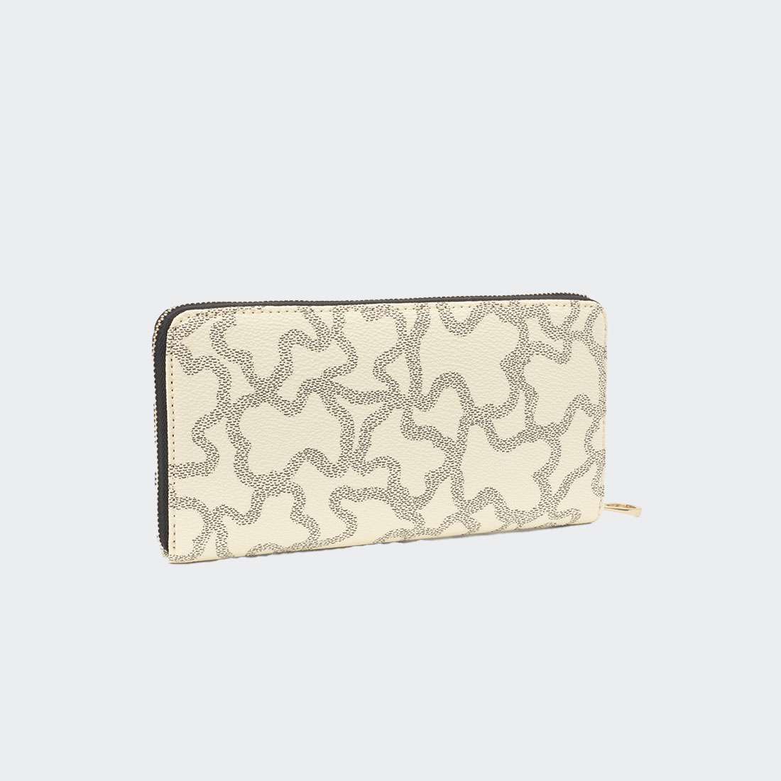 CARTEIRA TOUS KAOS ICON M BEIGE/MULTI