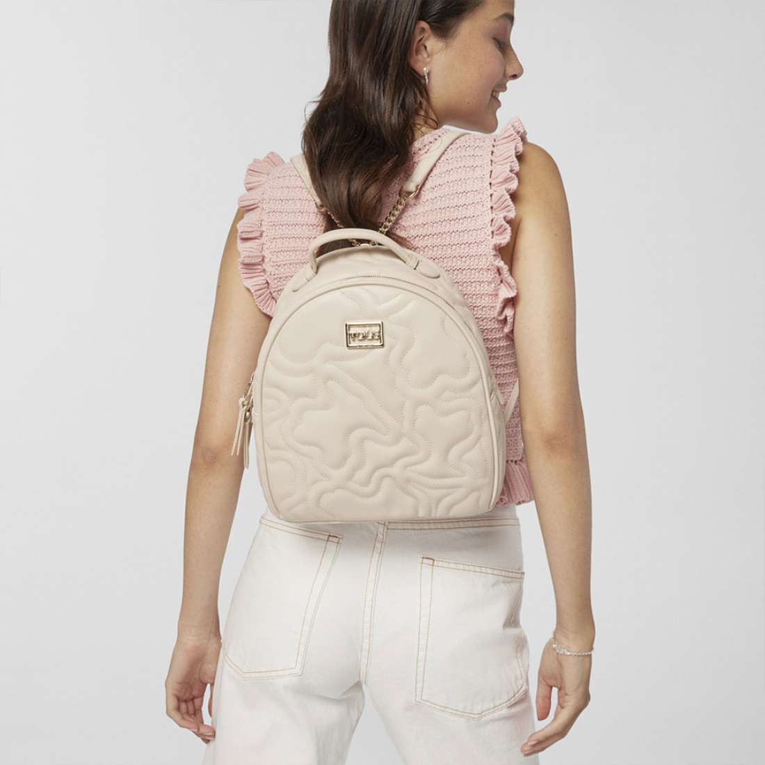 MOCHILA TOUS KAOS DREAM BEIGE