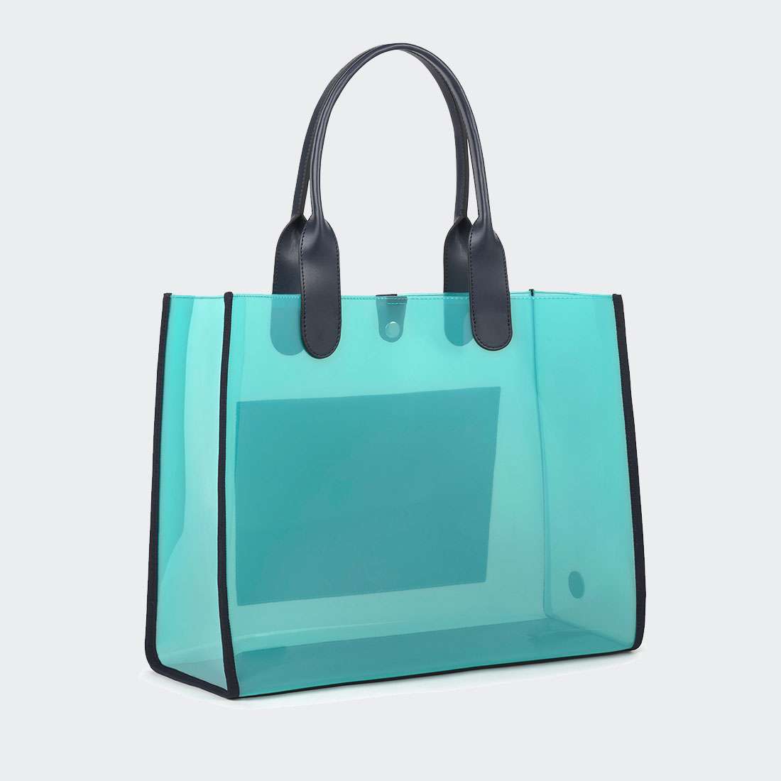 MALA TOUS SHOPPING XL AMAYA VINYL TRANS-AZUL