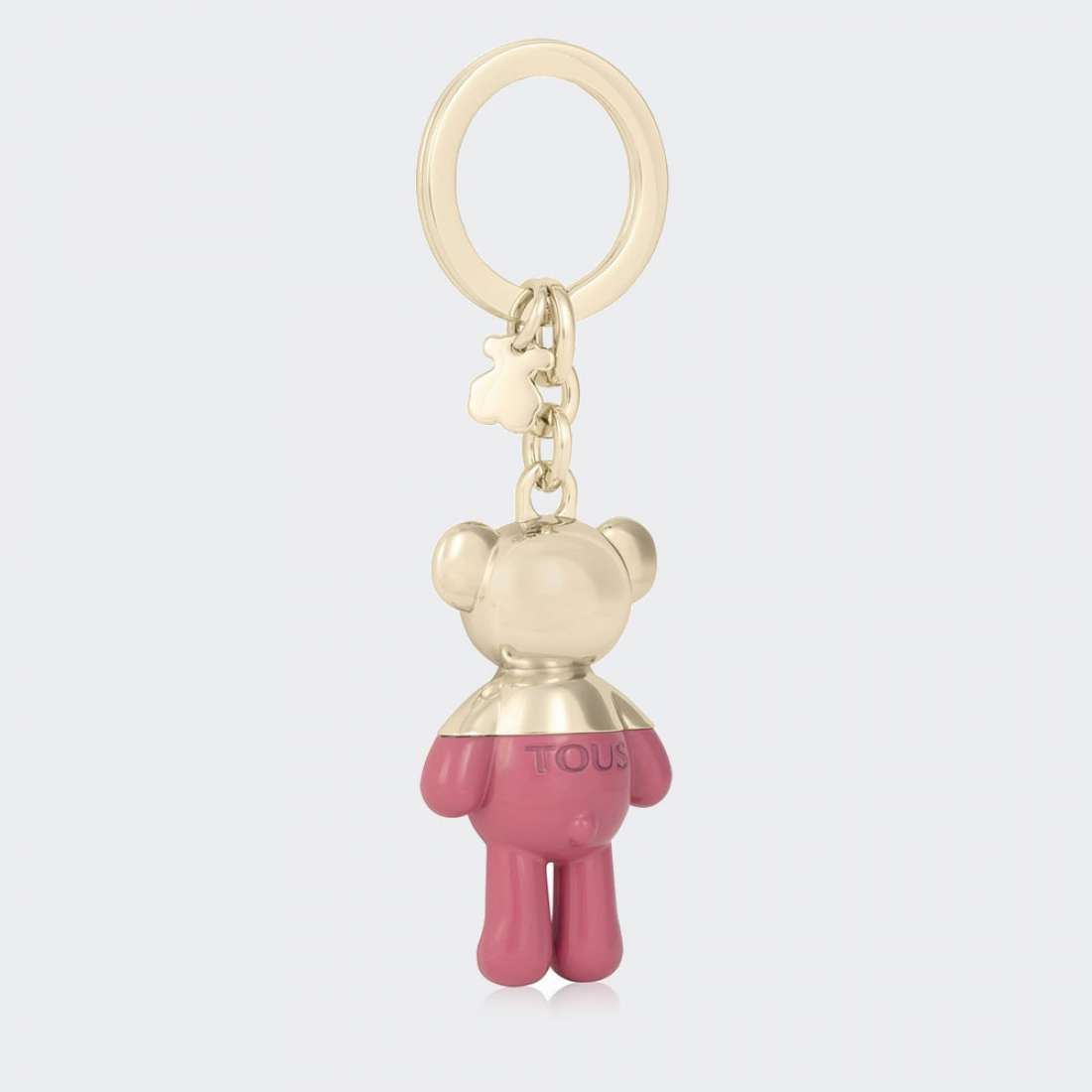 PORTA CHAVES TOUS TEDDY BEAR DORADO/ROSA