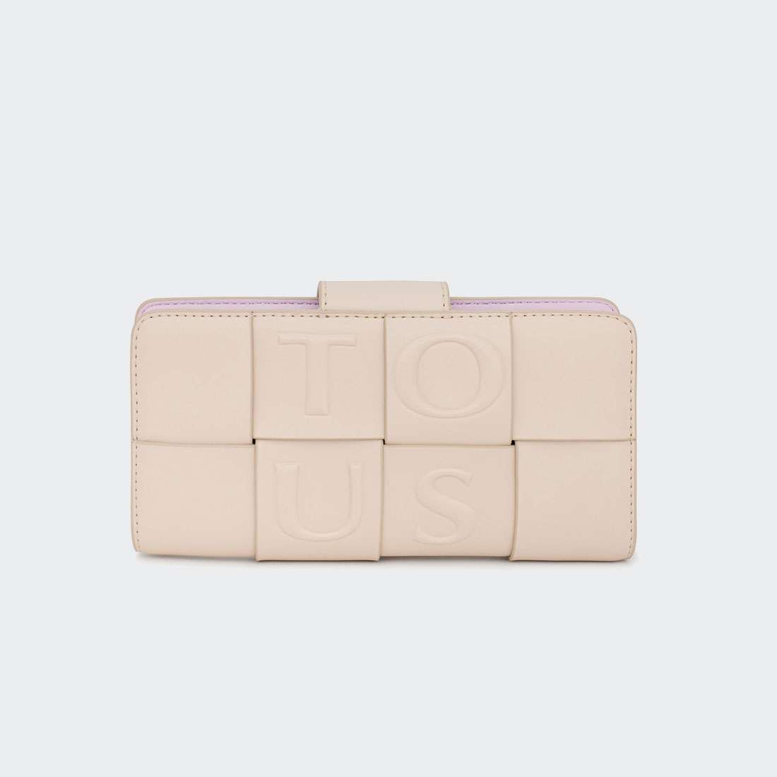 CARTEIRA TOUS DAMAS BEIGE -MALVA