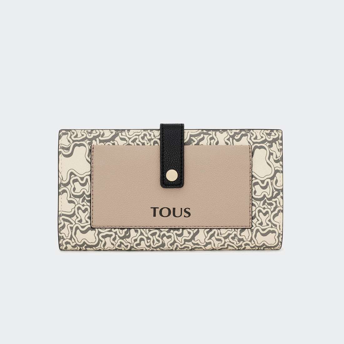 CARTEIRA TOUS KAOS MINI EVOLUTION BEIGE