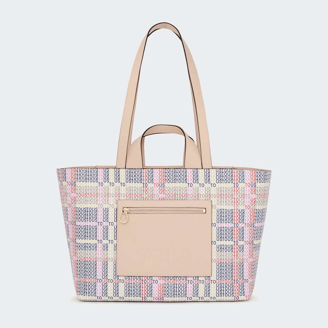 MALA TOUS CECILIA TOTE MULTI/BEIGE/ROJO