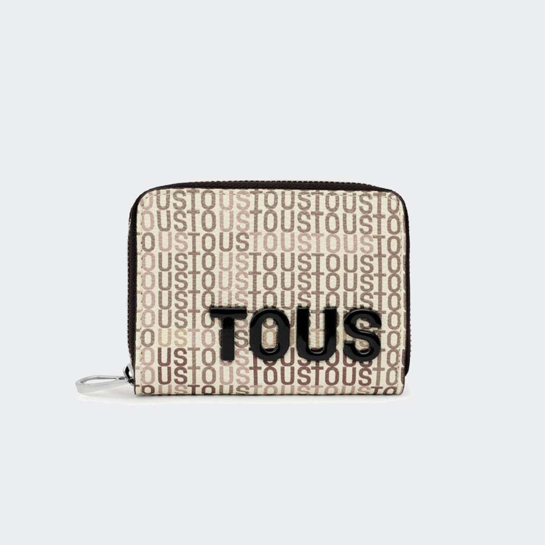 PORTA MOEDAS TOUS CECILIA BEIGE OSCURO