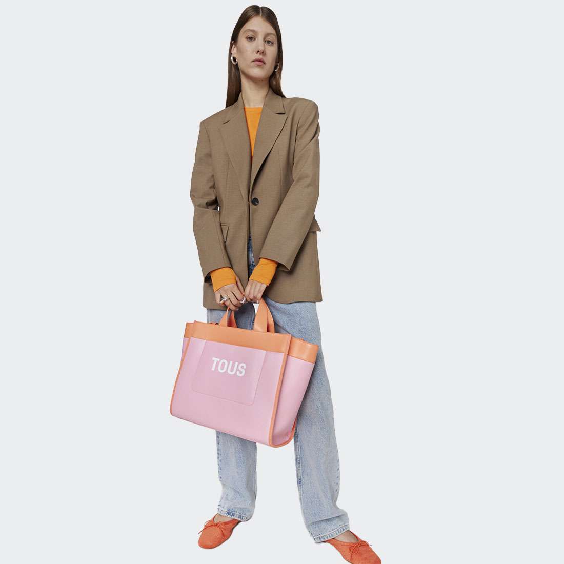 MALA TOUS MAYA TOTE BAG ROSA/NARANJA