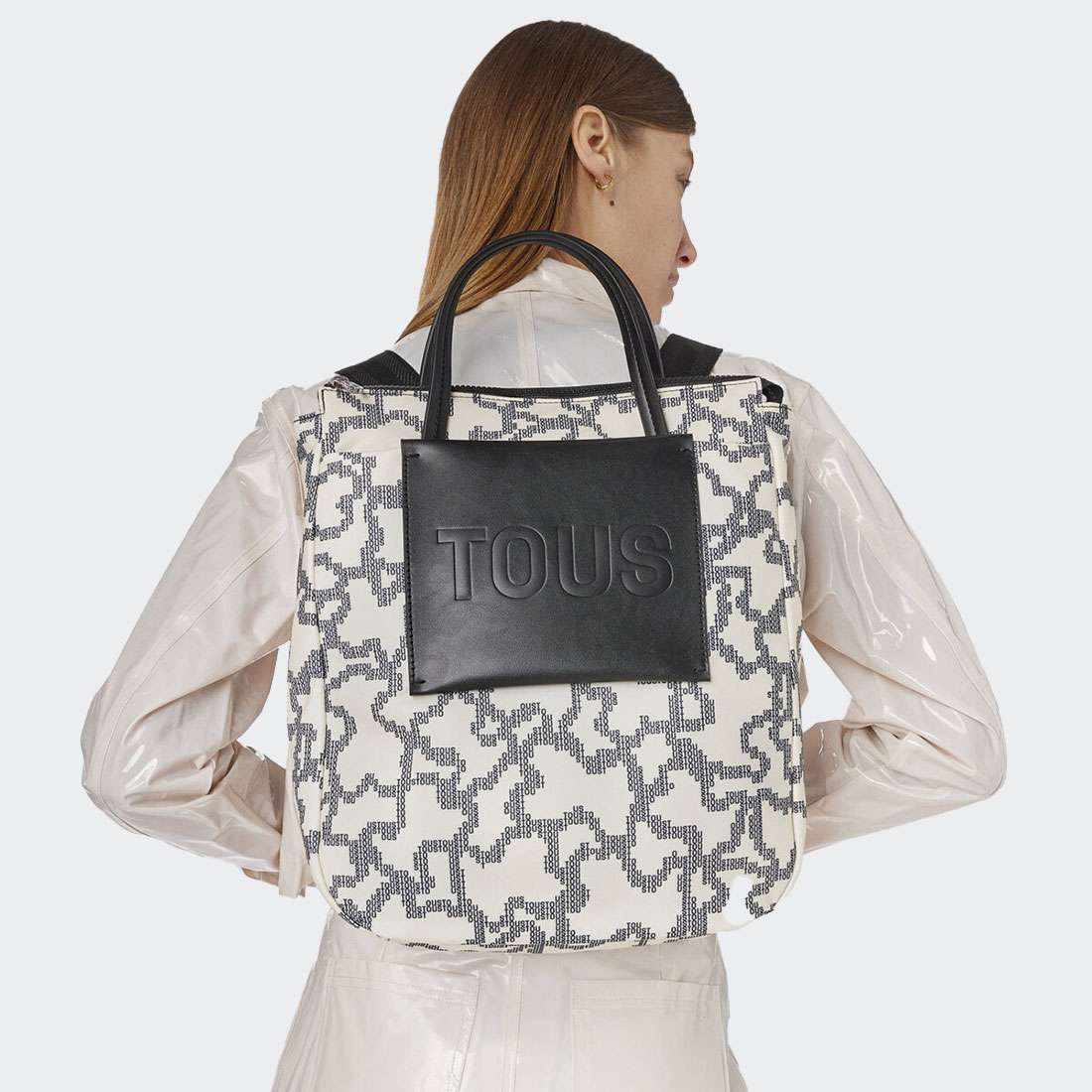 MOCHILA TOUS PIX MULTI/BEIGE