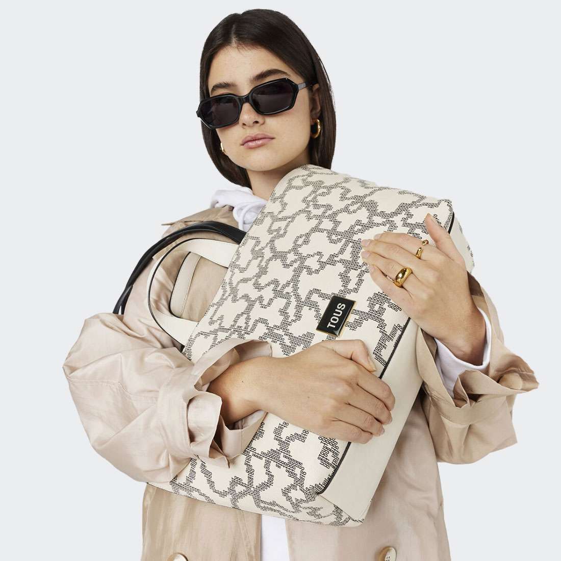 MALA TOUS PIX TOTE MULHER MULTI/BEIGE