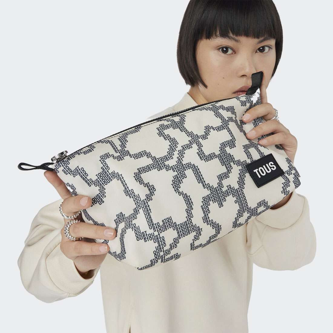 BOLSA TOUS PIX MULTI/BEIGE