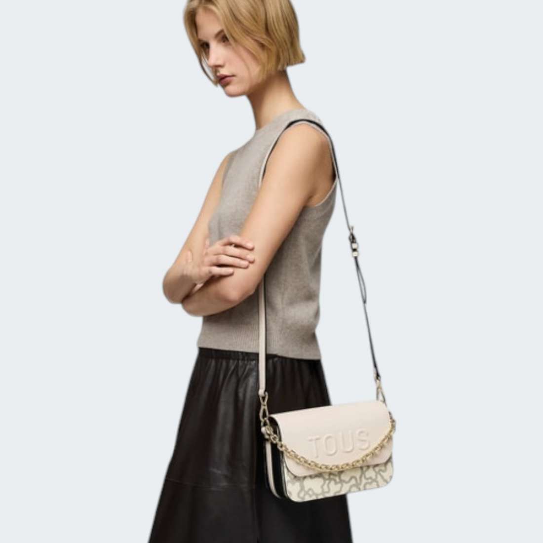 MALA TOUS M CHAIN KAOS ICON NEGRO/BEIGE