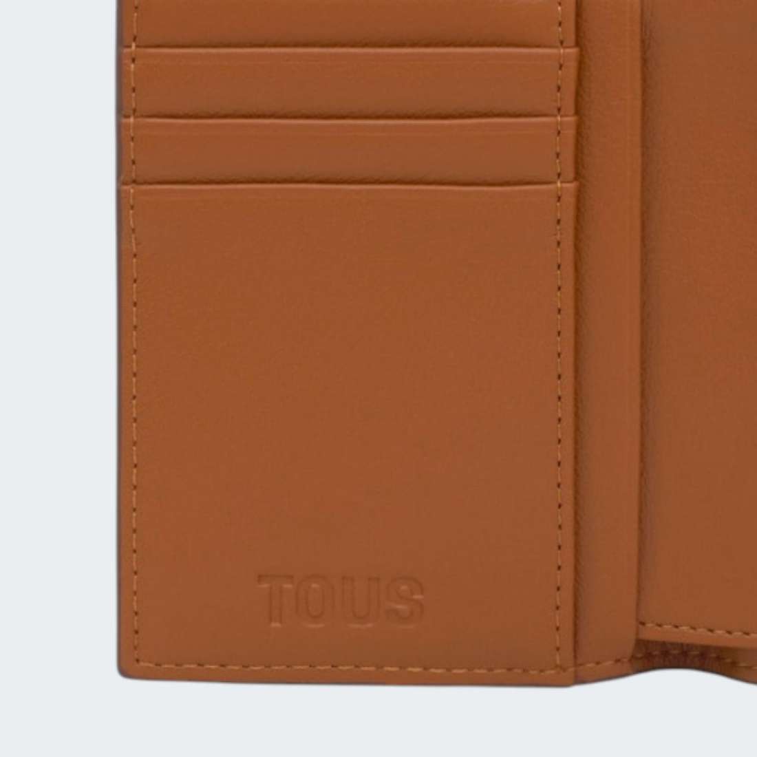 CARTEIRA TOUS S POCKET BLOOM CAMEL