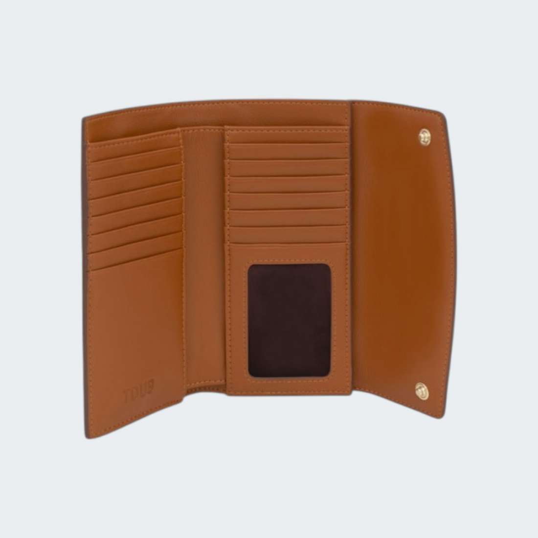 CARTEIRA TOUS L POCKET BLOOM CAMEL