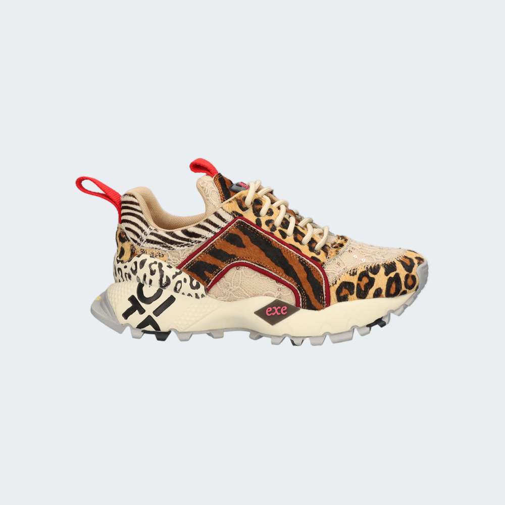 EXÉ LEOPARD TAN/BLACK