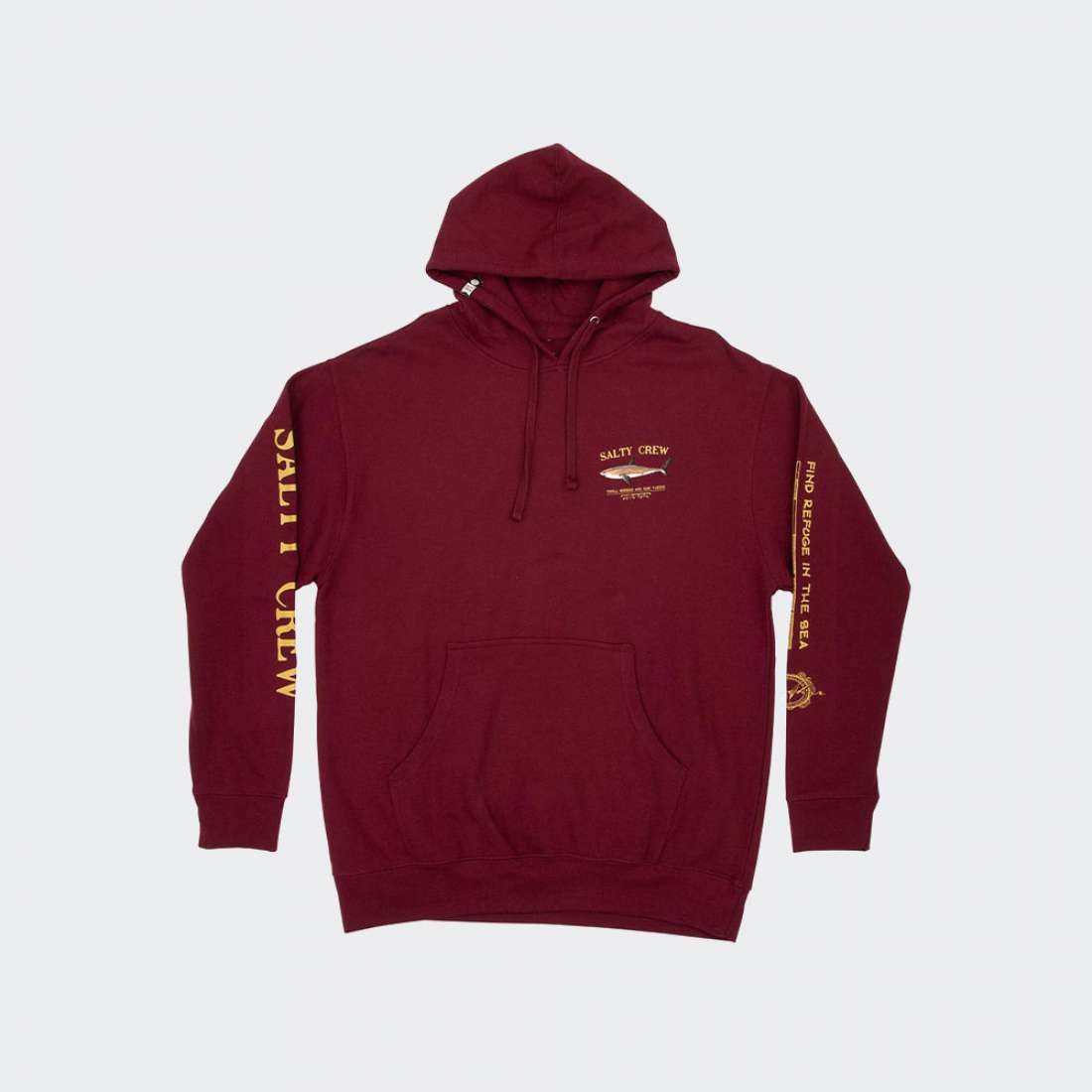 HOODIE SALTY CREW BRUCE BURGUNDY