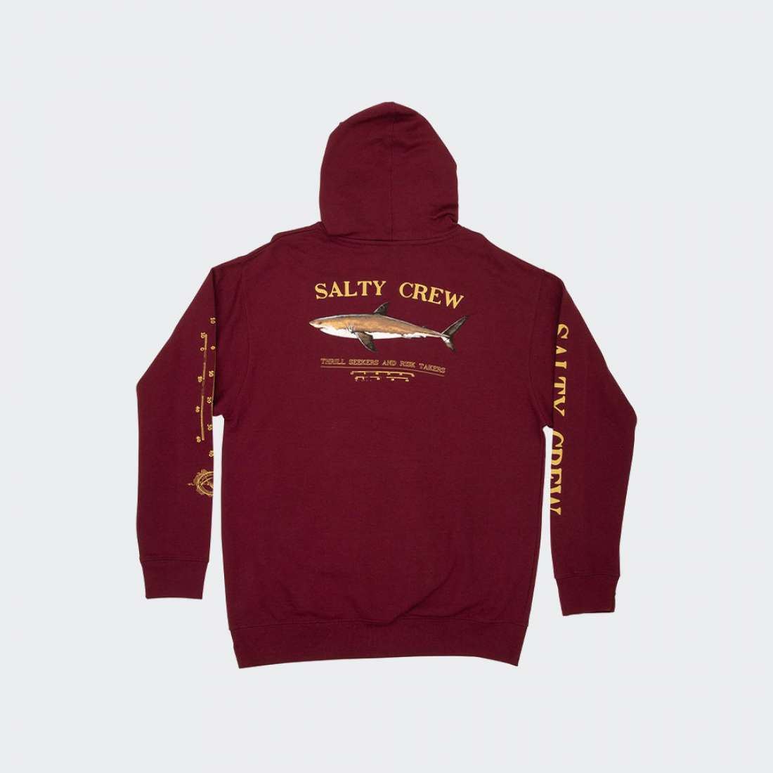 HOODIE SALTY CREW BRUCE BURGUNDY