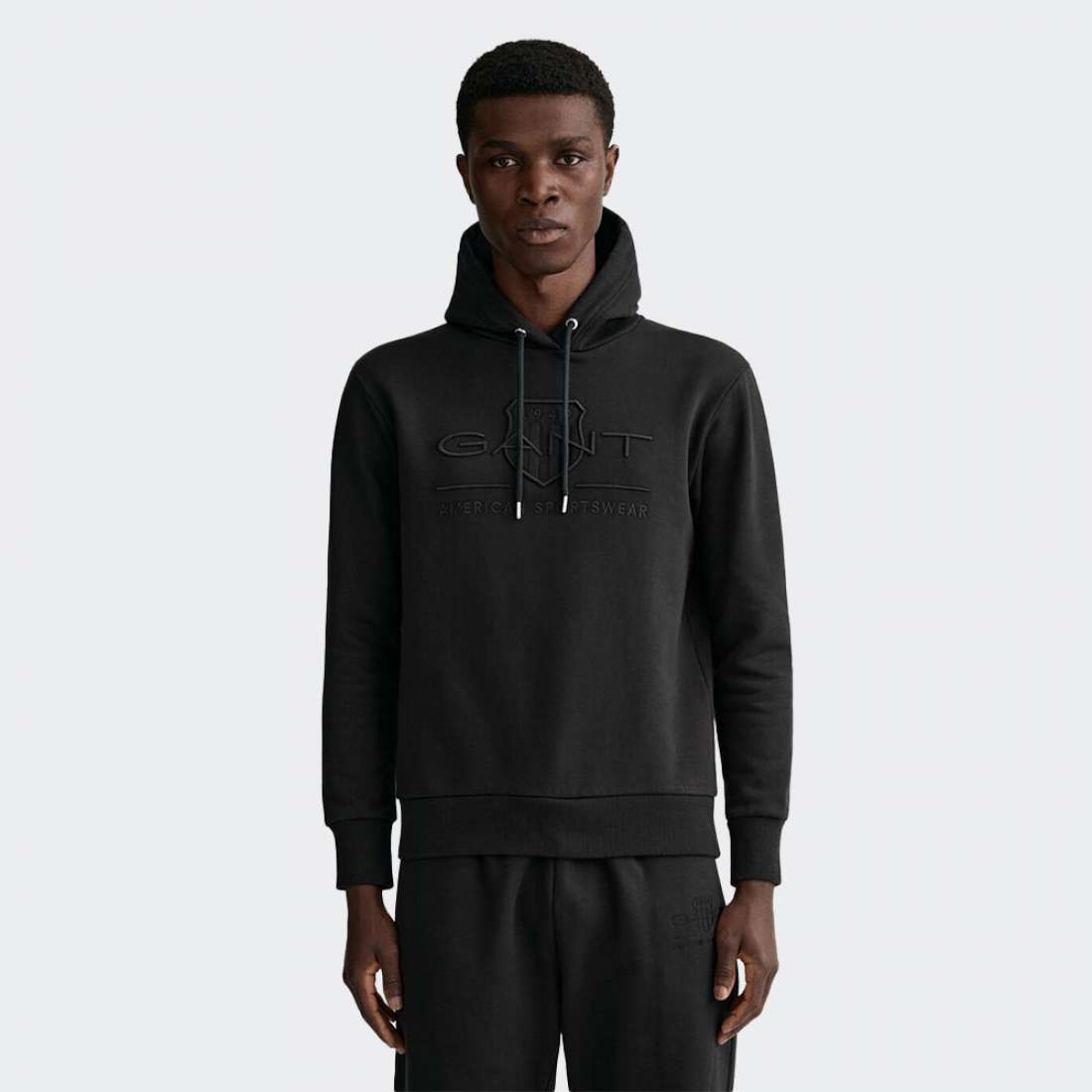 HOODIE GANT REG TONAL SHIELD 5