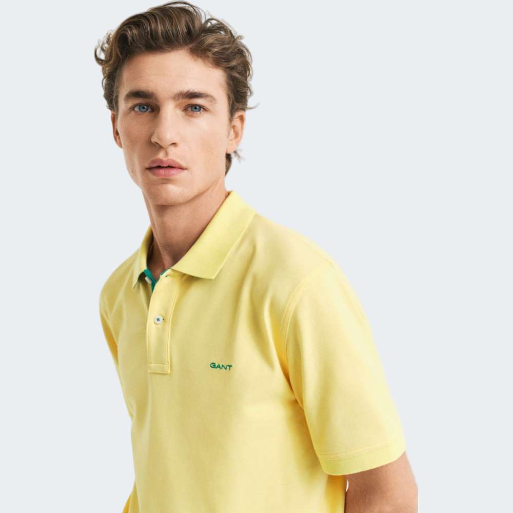 POLO GANT REG CONTRAST PIQUE