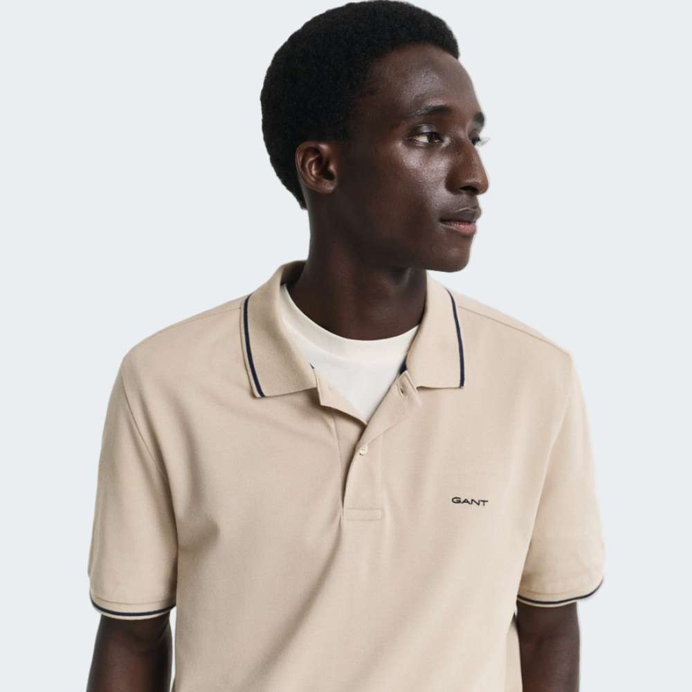 POLO GANT TIPPING PIQUE