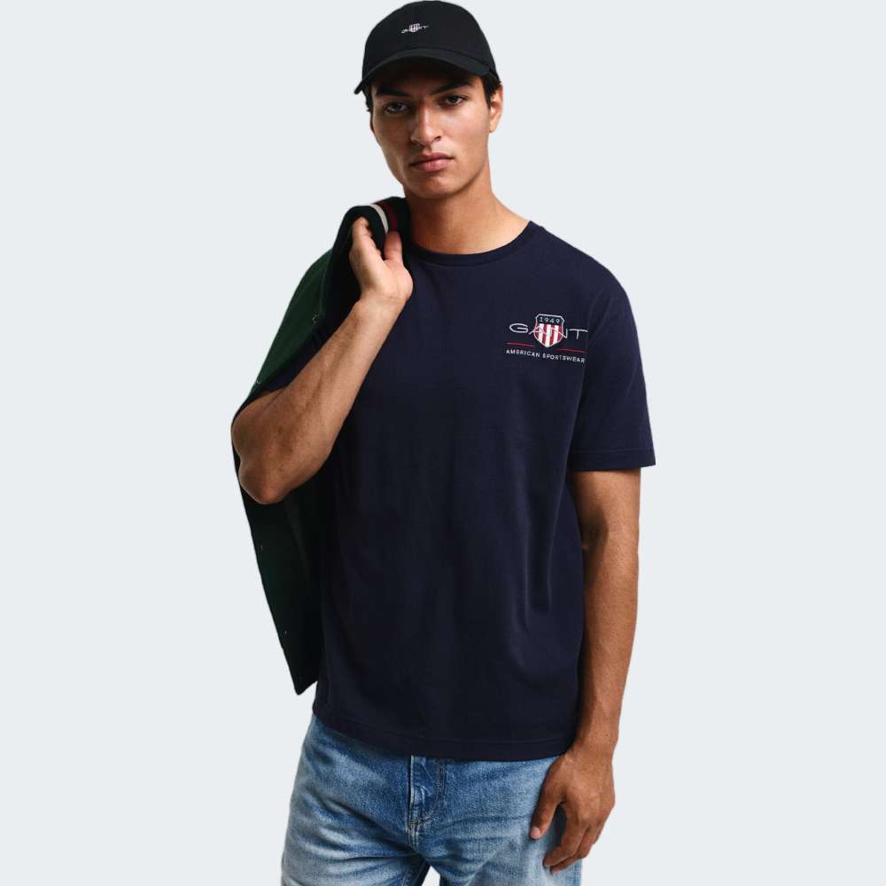 TSHIRT GANT REG ARCHIVE SHIELD