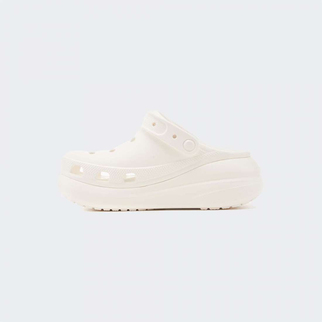 SOCAS CROCS CLASSIC CRUSH CLOG WHITE