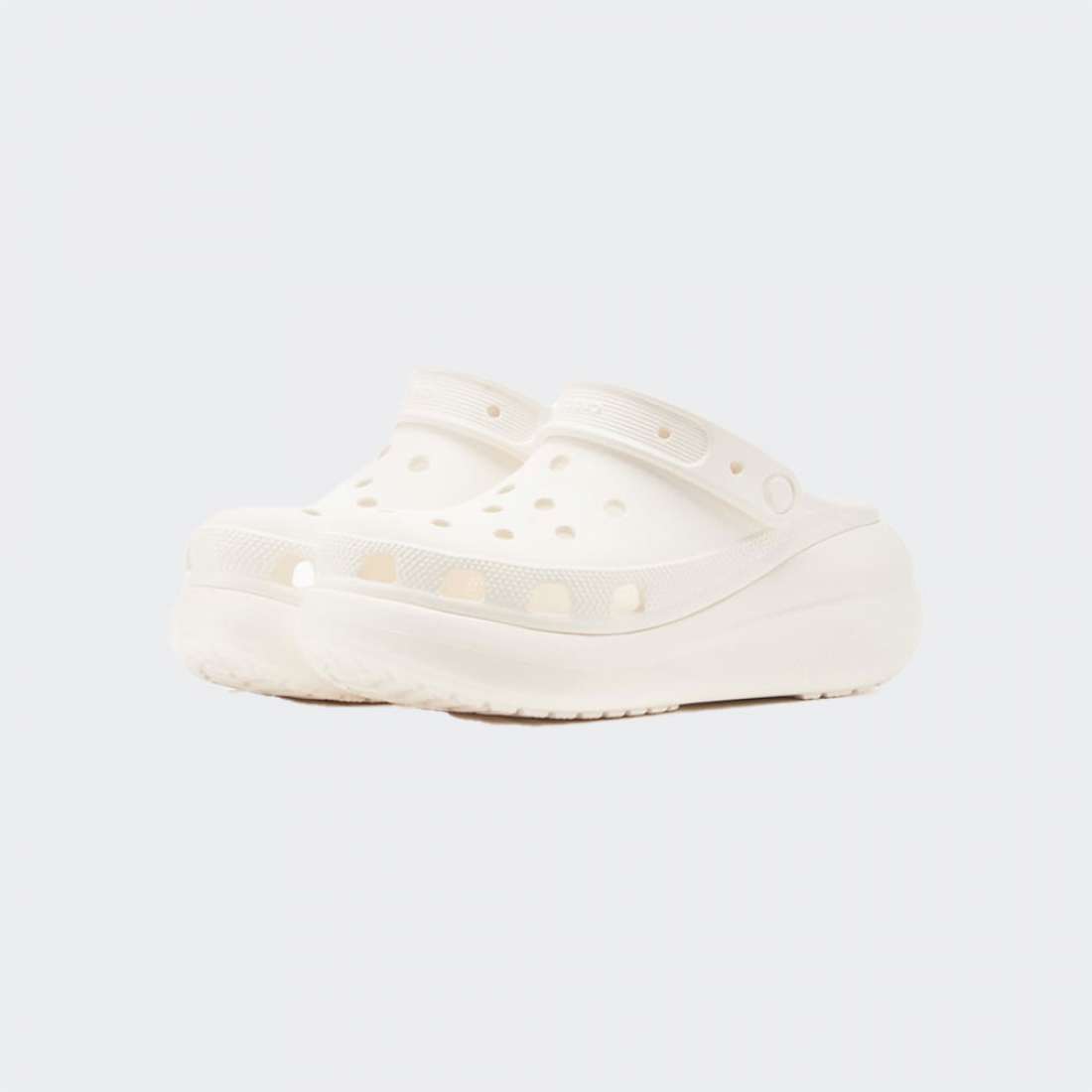 SOCAS CROCS CLASSIC CRUSH CLOG WHITE