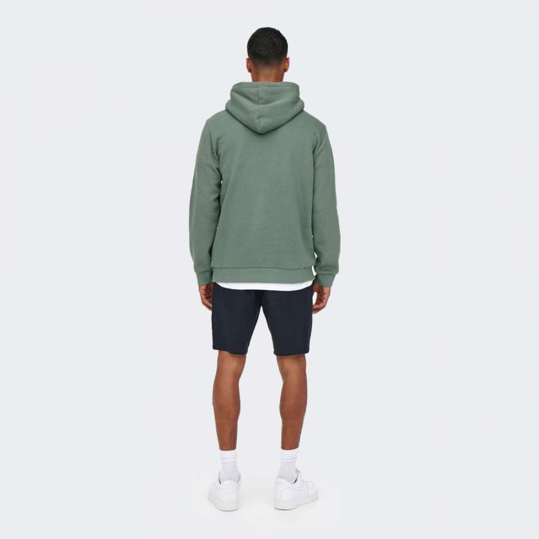 HOODIE ONLY & SONS 22018685 CASTOR GRAY