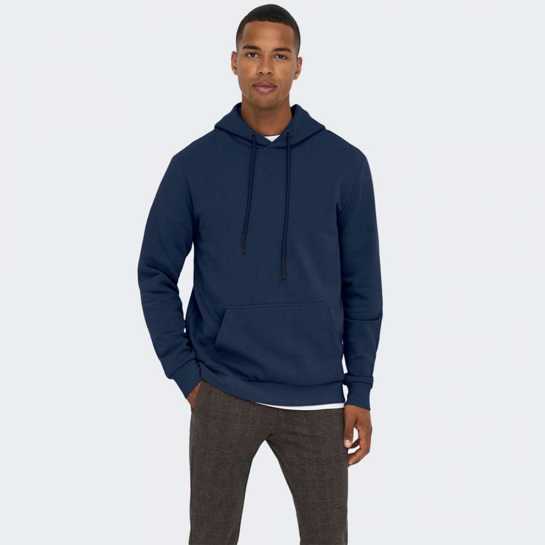 HOODIE ONLY & SONS 22018685 DRESS BLUES