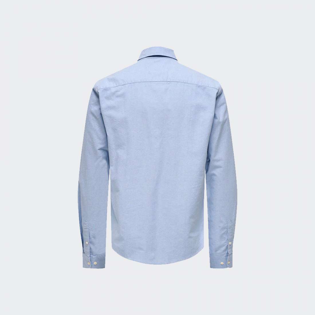 CAMISA ONLY & SONS NEIL OXFORD CASHMERE BLUE