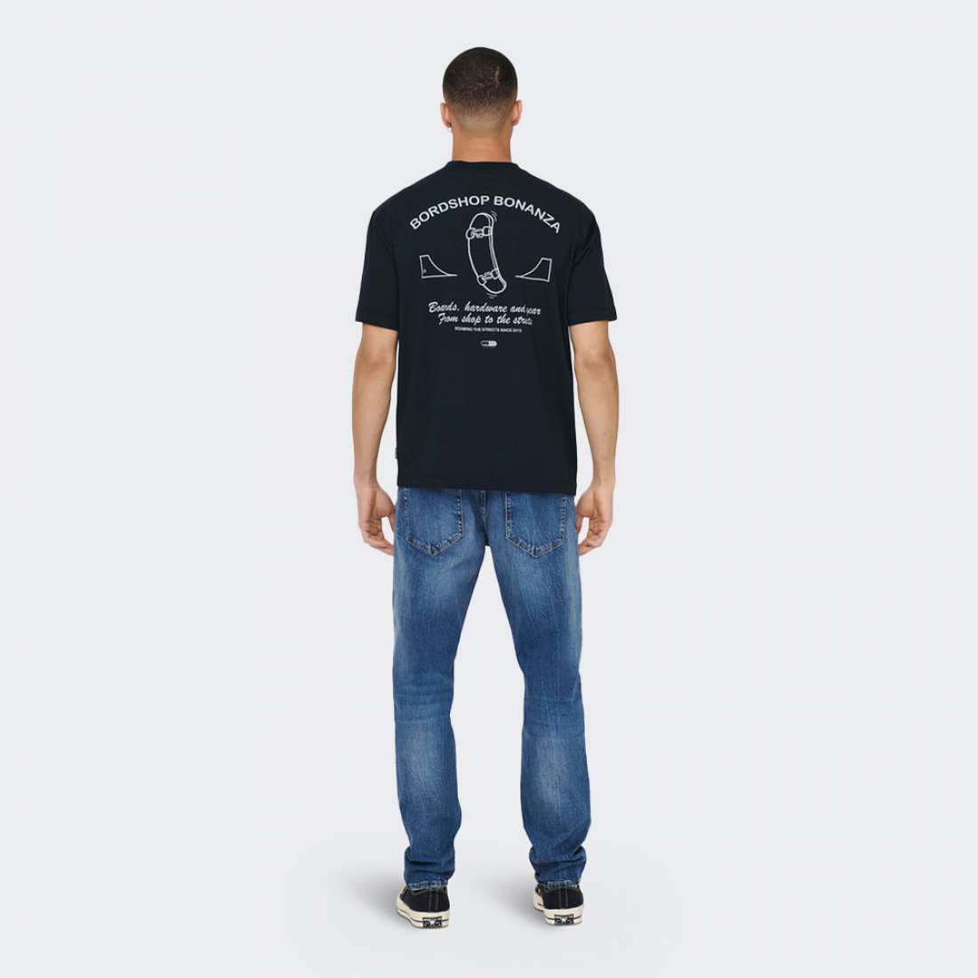 TSHIRT ONLY & SONS FARRIS DARK NAVY