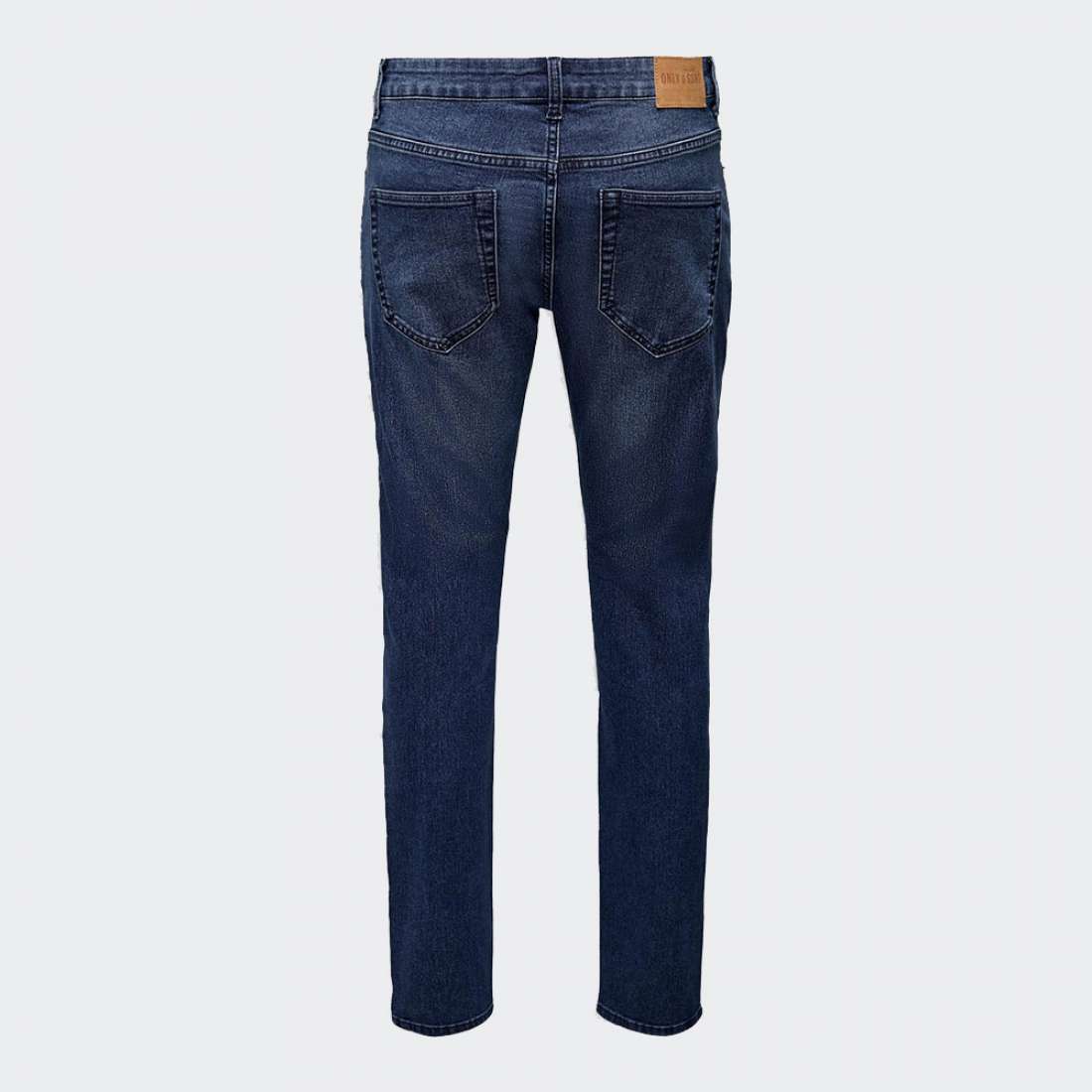 CALÇAS ONLY & SONS WEFT DARK BLUE DENIM