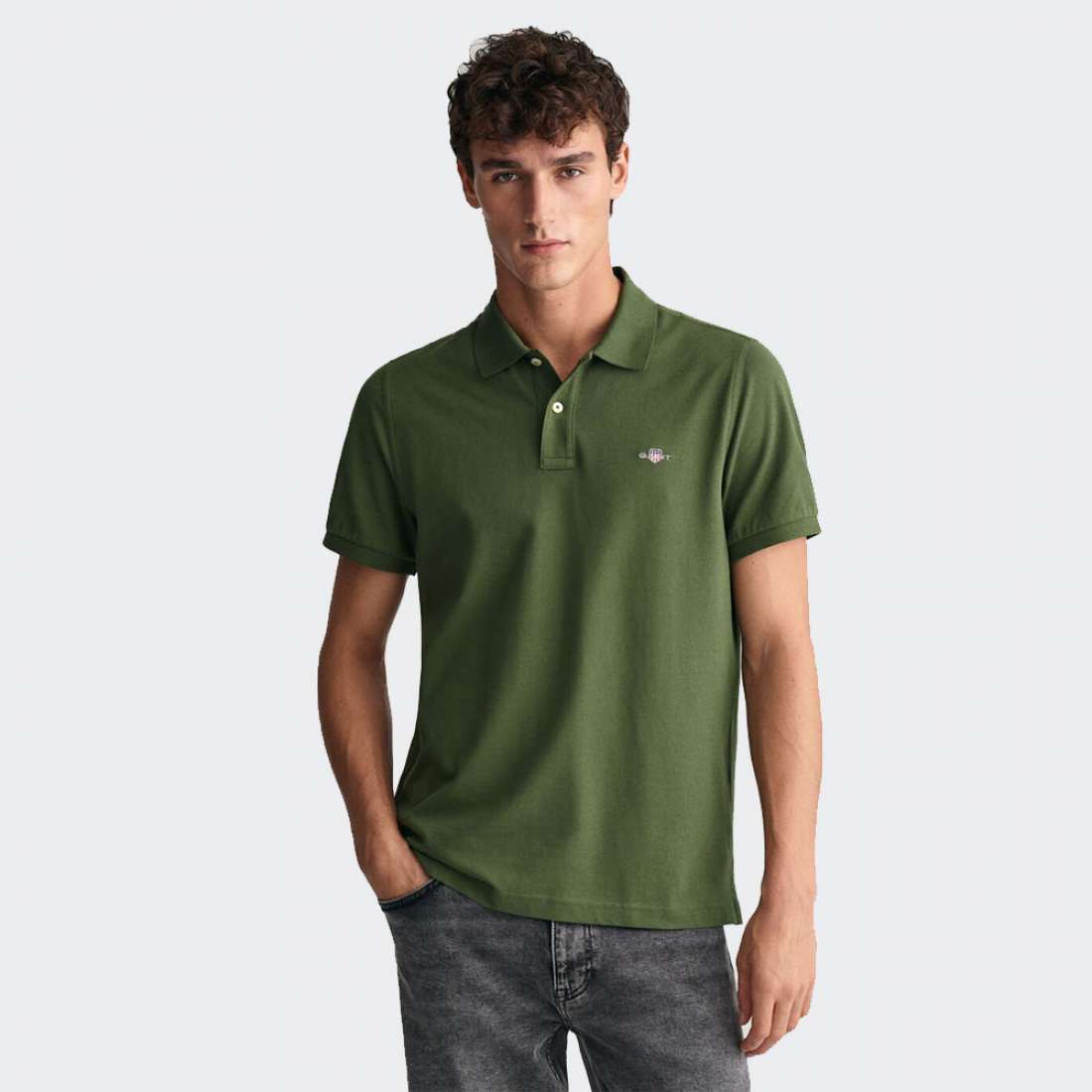 POLO GANT REG SHIELD 313