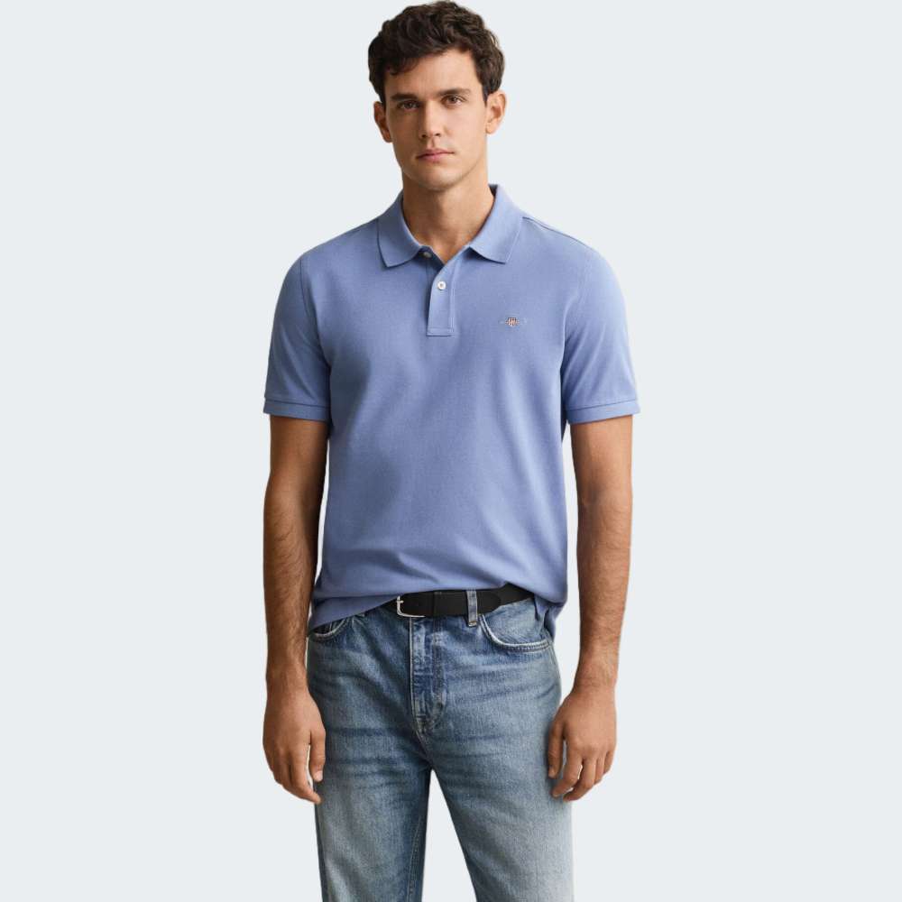 POLO GANT REG SHIELD
