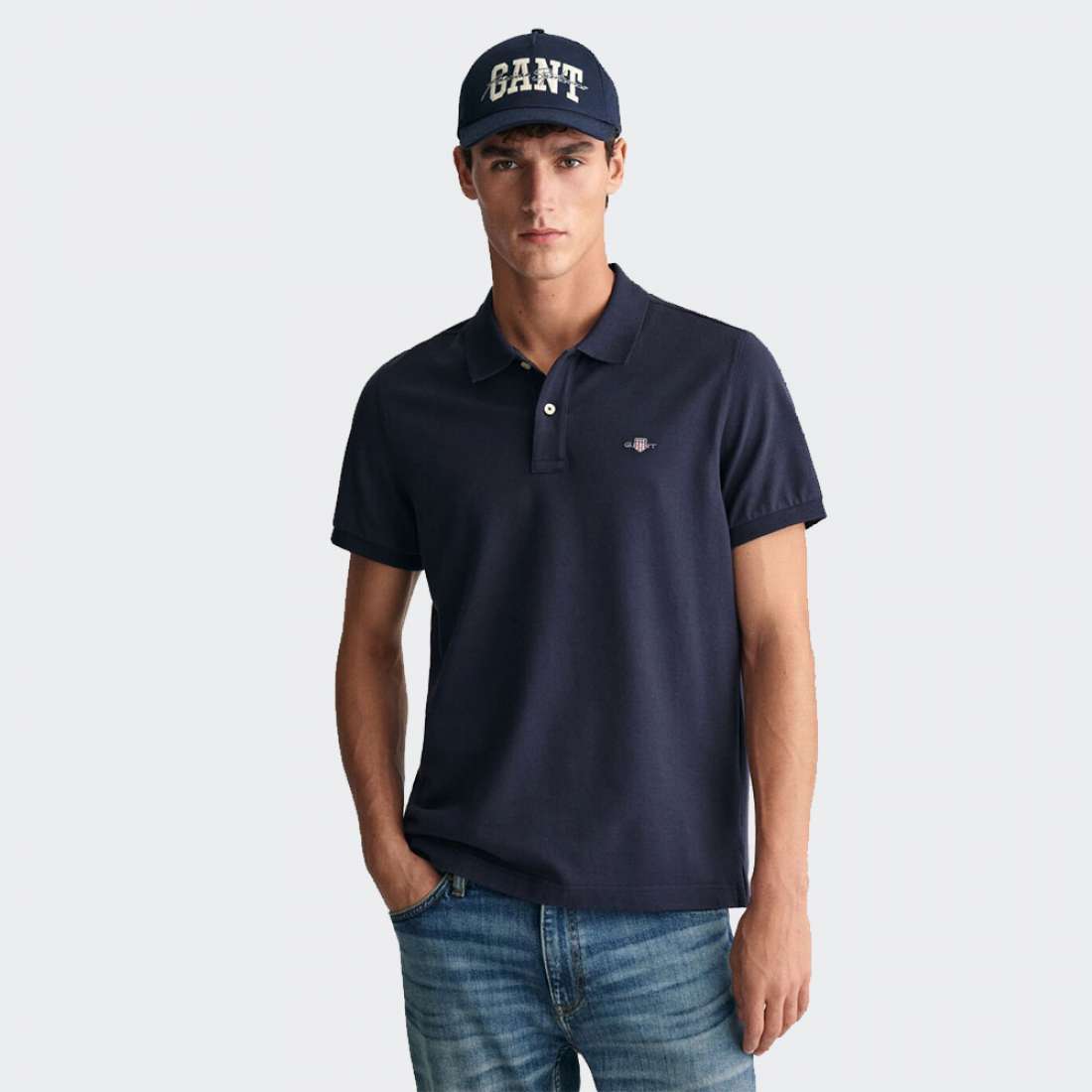 POLO GANT REG SHIELD 433