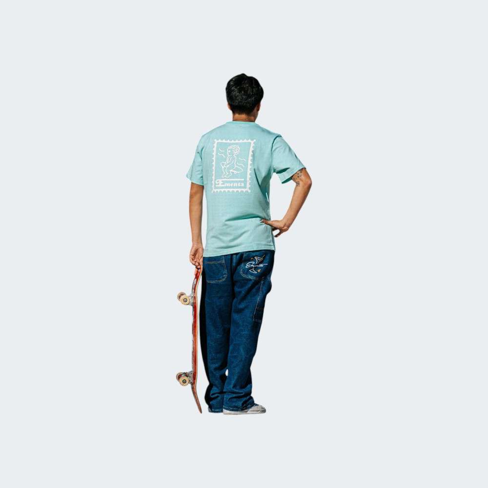 TSHIRT EMENTA IKON STAMP