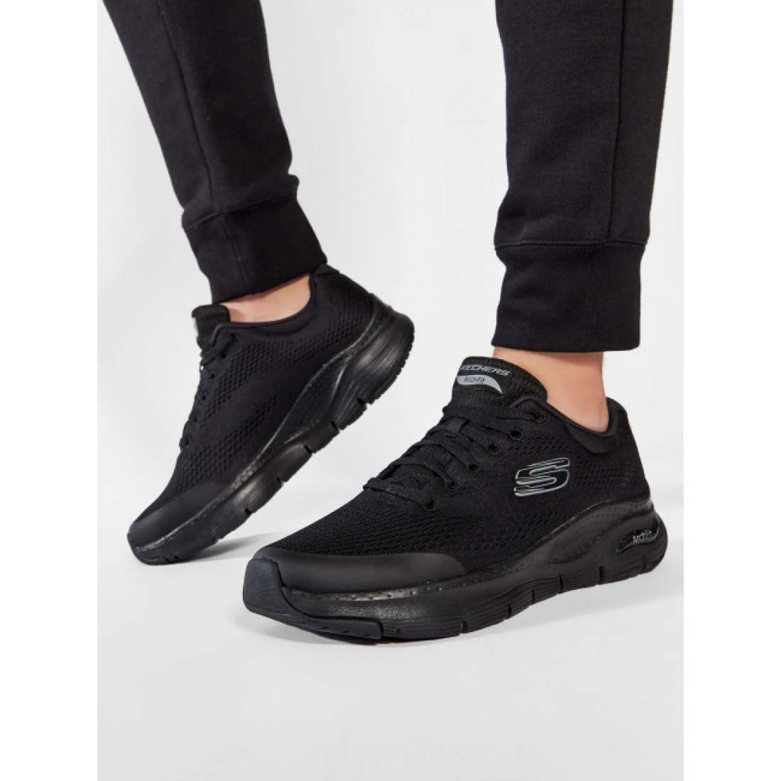 SKECHERS ARCH FIT BLACK/BLACK