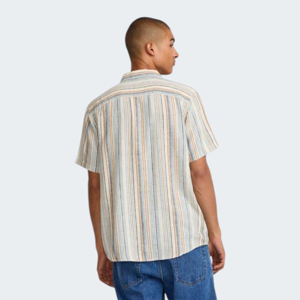 TSHIRT RVCA EXOTICA STRIPE NATURAL