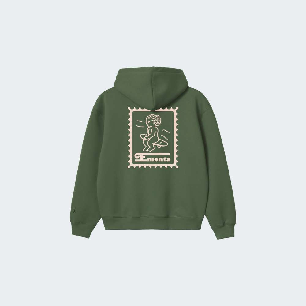 HOODIE EMENTA IKON STAMP