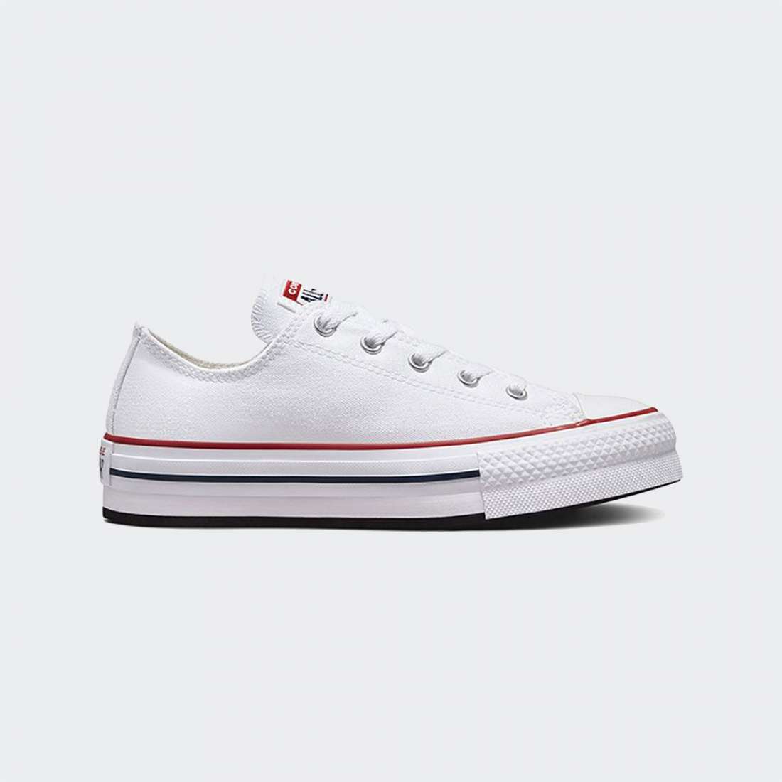 CONVERSE CHUCK TAYLOR ALL STAR EVA LIFT PLATFORM LOW WHITE/GARNET/NAVY