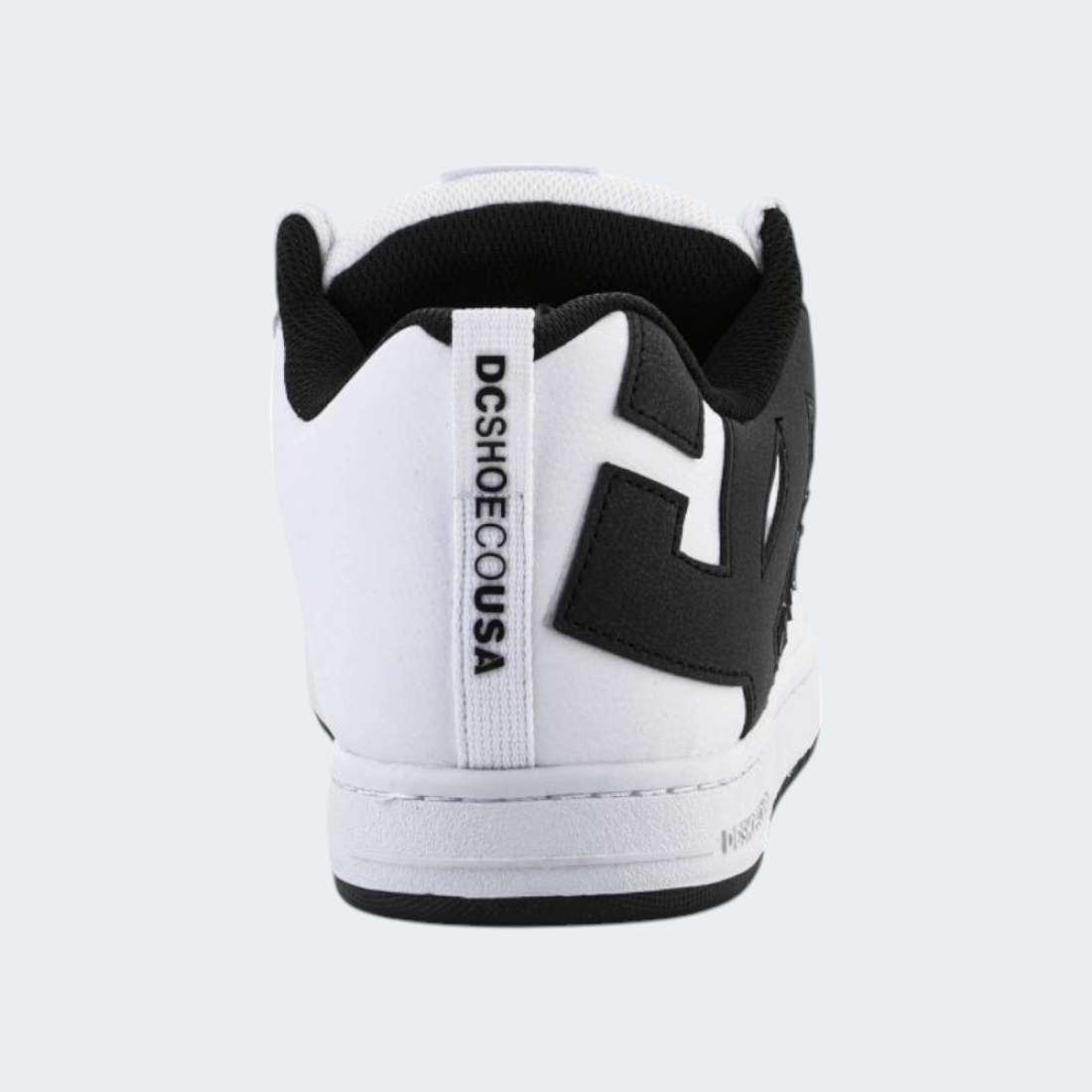 DC COURT GRAFFIK WHITE BLACK BLACK