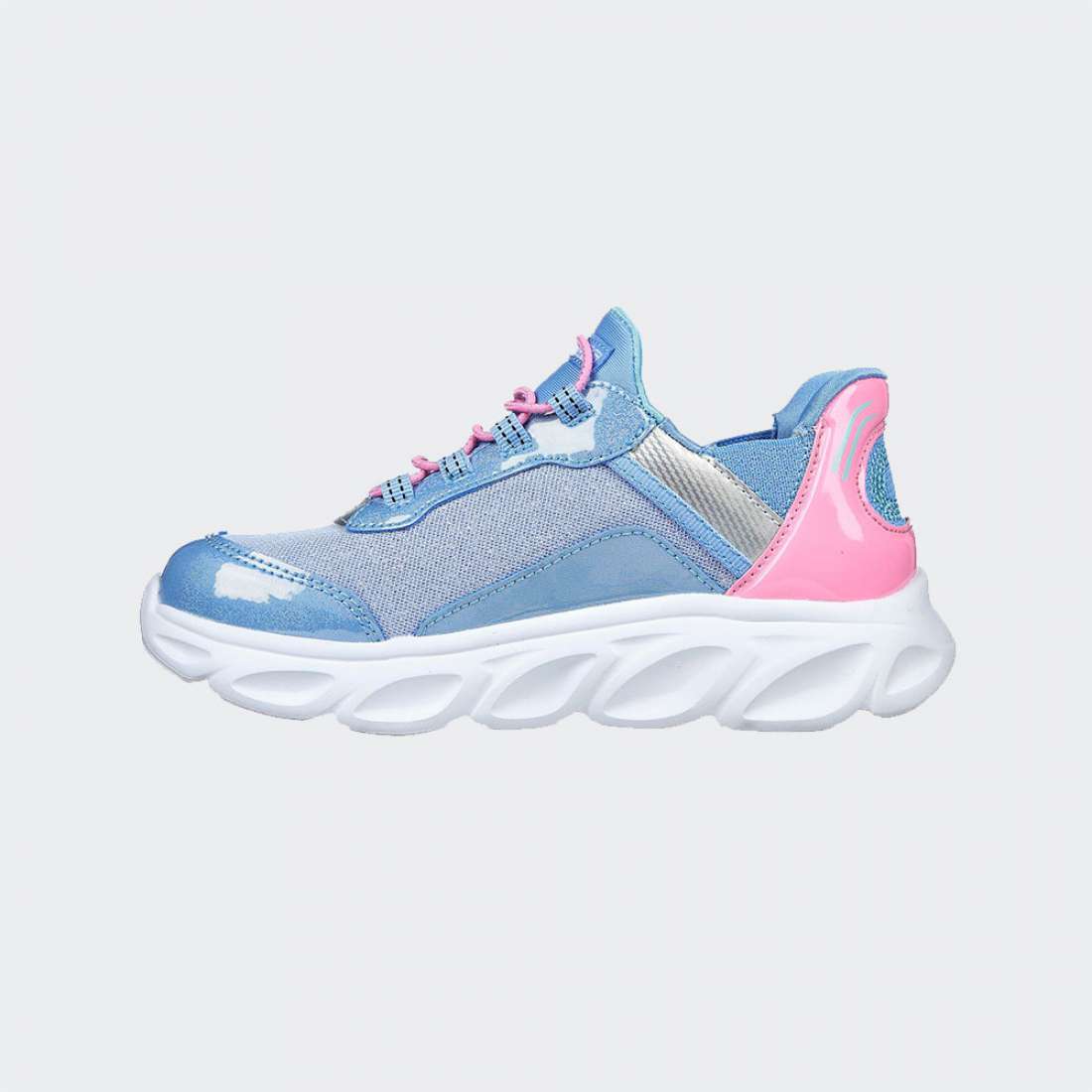 SKECHERS FLEX GLIDE K BLUE/PINK