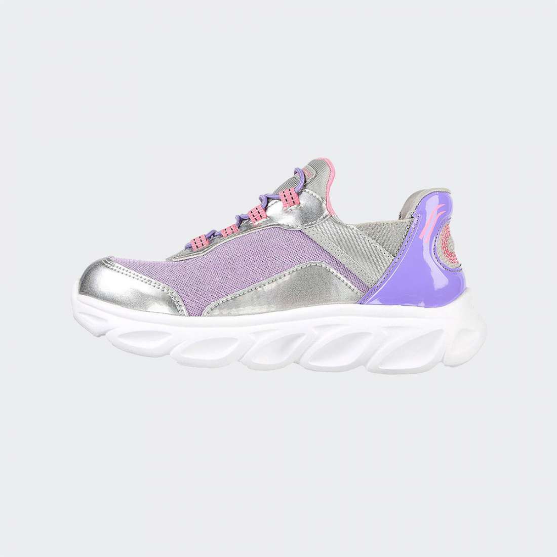 SKECHERS FLEX GLIDE K GREY LAVANDER