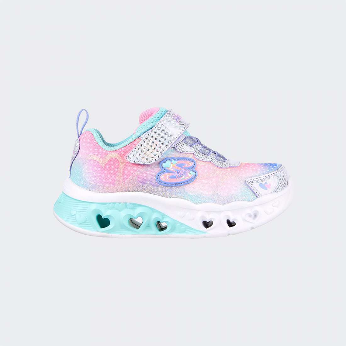 SKECHERS FLUTTER HEART LIGHTS LAVANDA MULTI