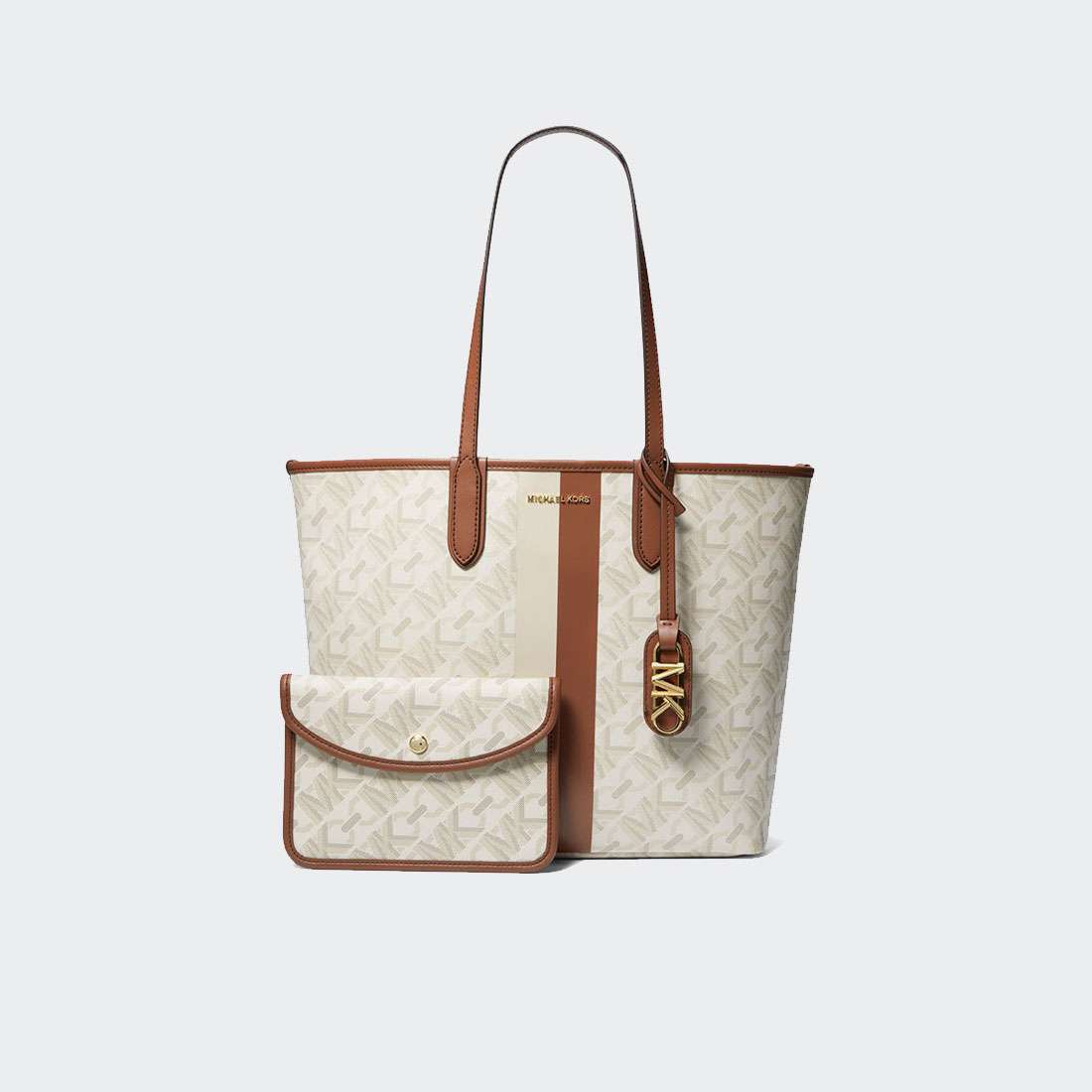 MALA MICHAEL KORS ELIZA LARGE TOTE VANILLA/LUGG